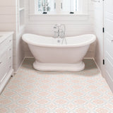 FloorPops White 12-in x 12-in Water Resistant Peel and Stick Vinyl Tile Flooring (20-sq ft)
