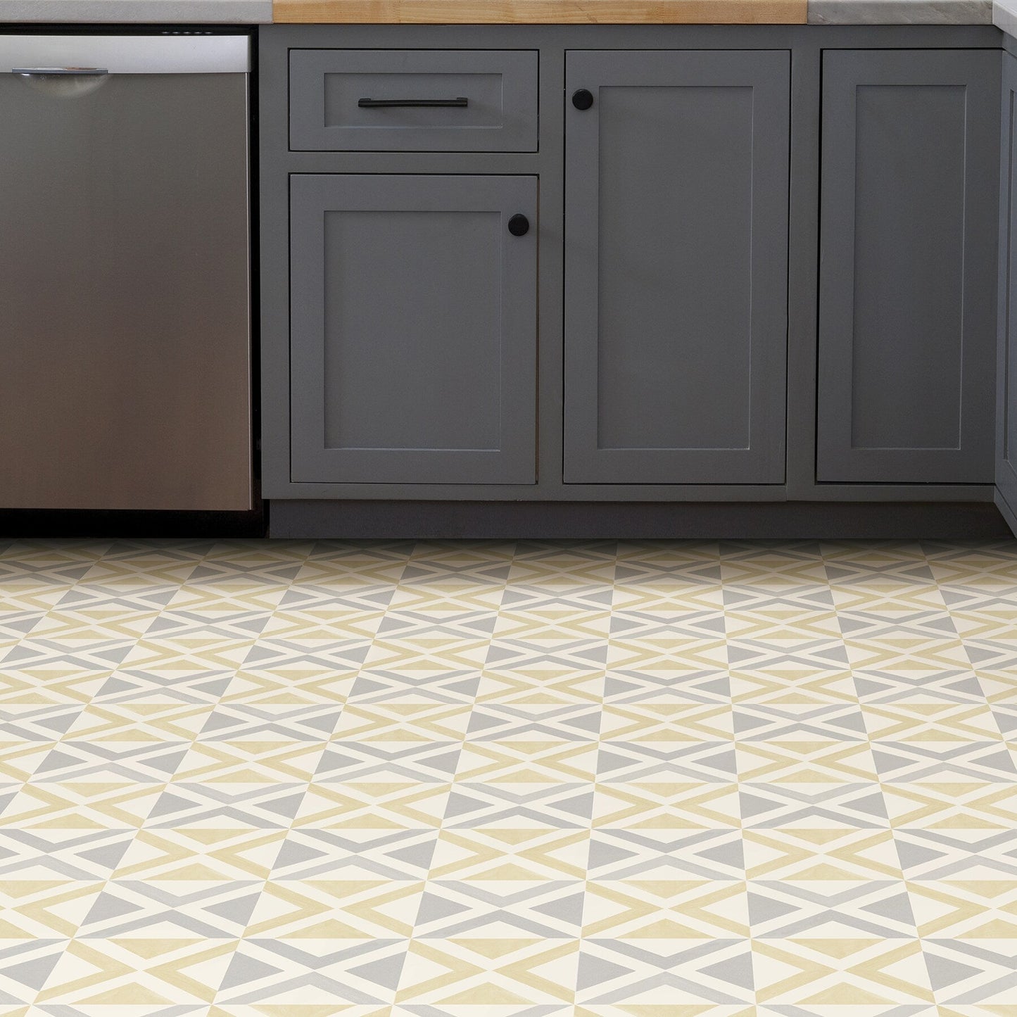 FloorPops Multicolor 12-in x 12-in Water Resistant Peel and Stick Vinyl Tile Flooring (20-sq ft)