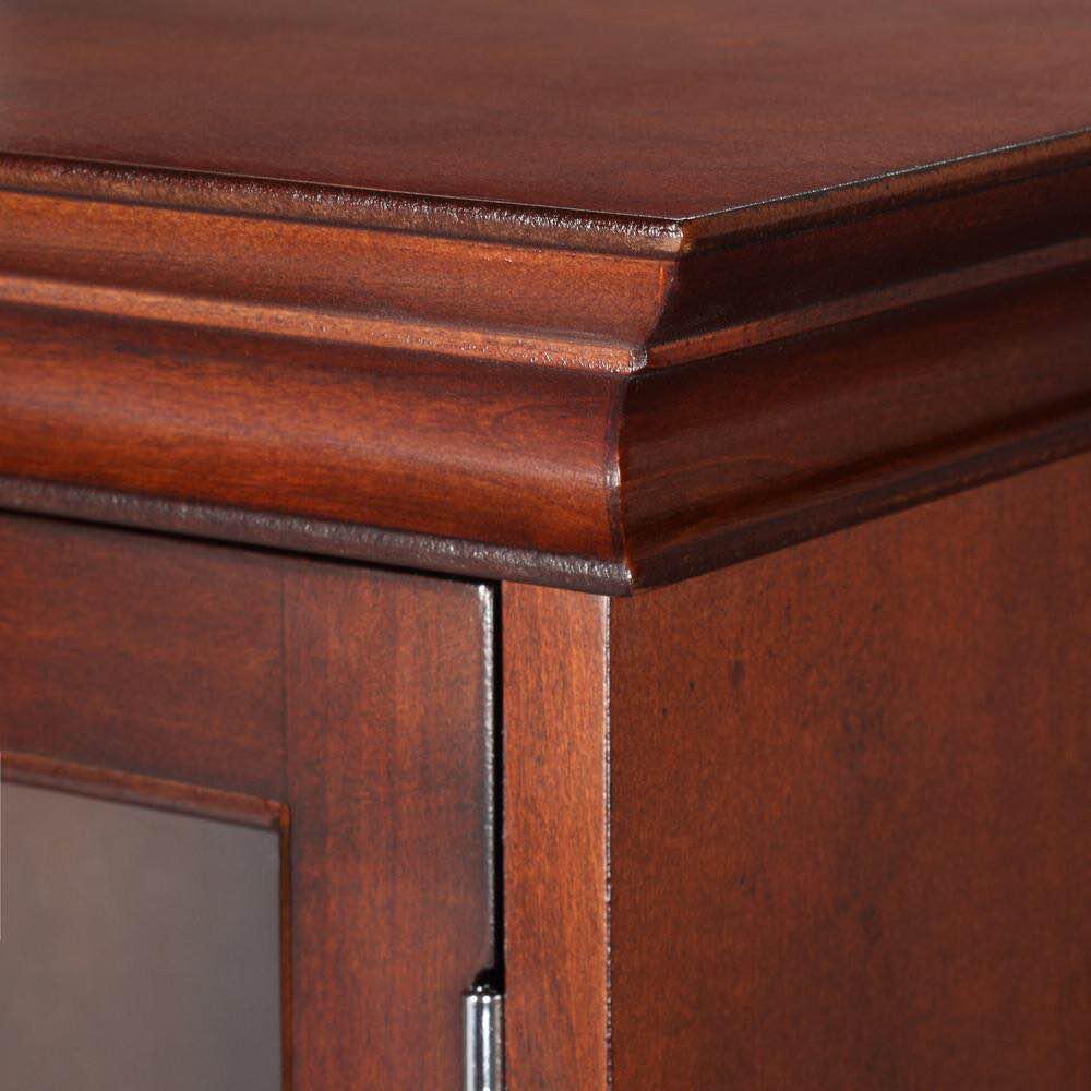Hampton Harbor Tall Cabinet with 25 in. W in Sequoia Finish - Super Arbor