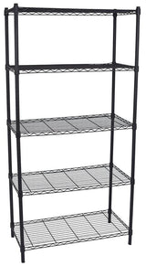 BirdRock Home 36-in W x 72-in H Steel Black Freestanding Utility Storage Cabinet