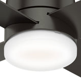 Hunter Advocate WiFi-Enabled DC Motor 60-in Noble Bronze Indoor Smart Ceiling Fan with Remote (4-Blade)