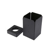 Fortress Building Products Black Steel Post/Pier Bracket