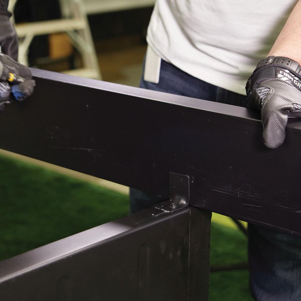 Fortress Building Products Black Steel Ledger Bracket