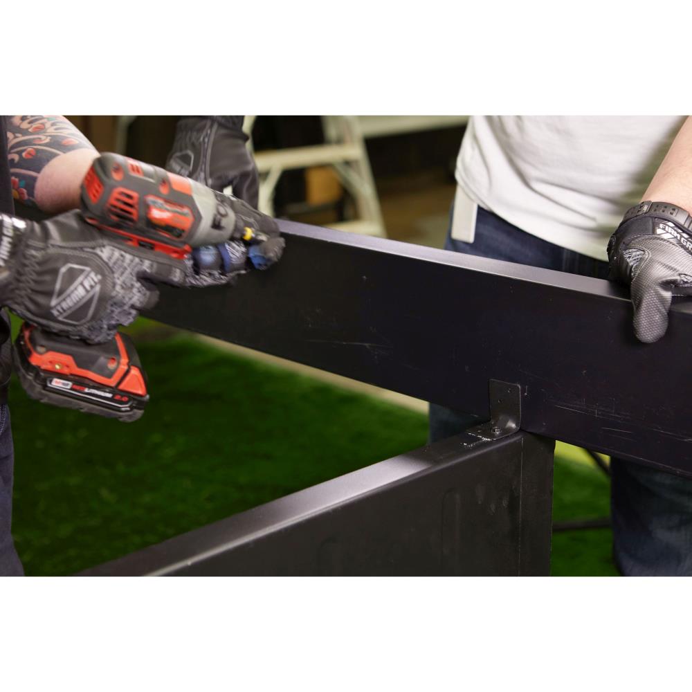 Fortress Building Products Black Steel Ledger Bracket