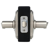 Accent Satin Nickel Privacy Bed/Bath Door Lever with Camelot Trim - Super Arbor