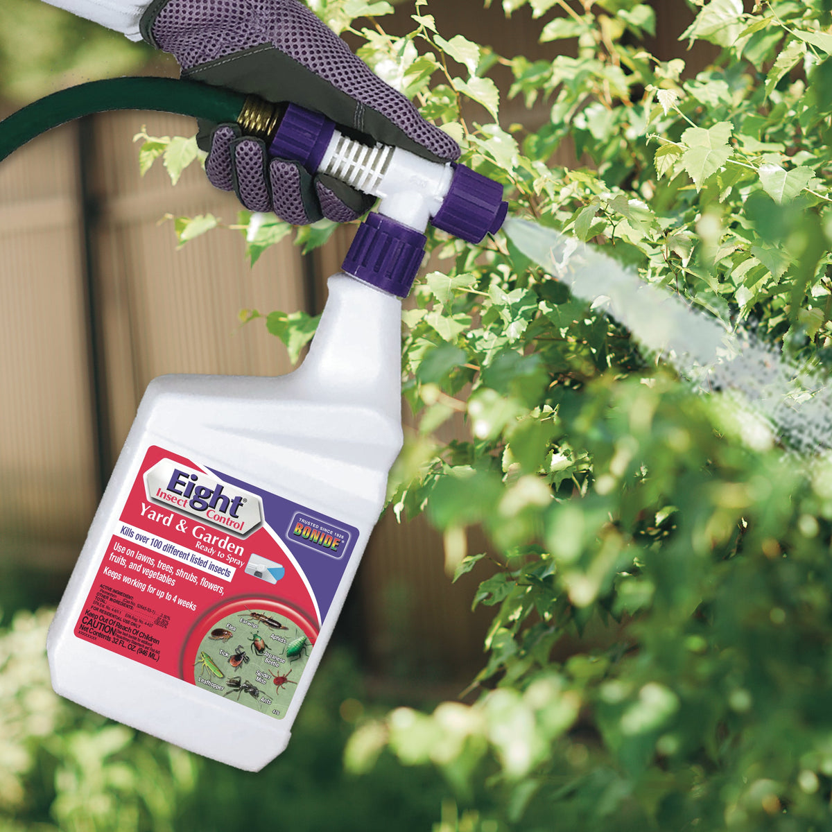 Bonide Eight Yard & Garden Liquid Insect Killer, Ready-to-Spray, 32 oz