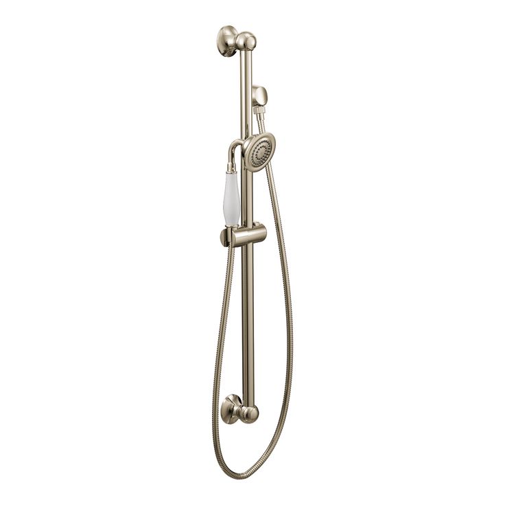 Moen Weymouth Nickel 1-Spray Handheld Shower 1.75-GPM (6.6-LPM)