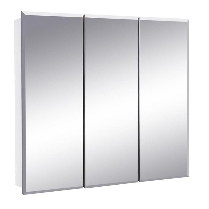 Design House Cyprus 25.1-in x 24.5-in Surface/Recessed Mount Clear Mirrored Medicine Cabinet
