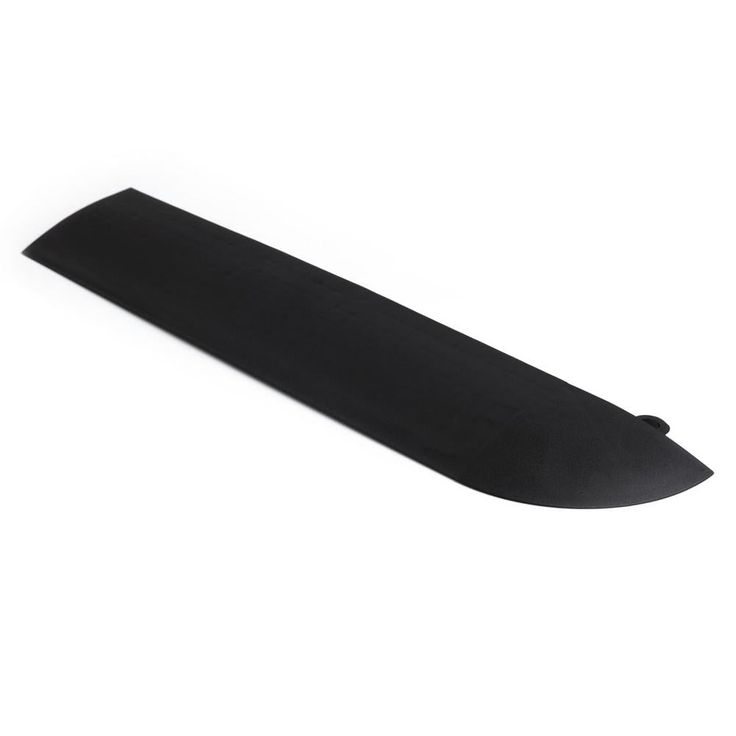 MotorDeck 12 in. x 3 in. Black Modular Edging Kit Male (22-Piece, Includes 2 Corner Edges)