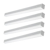 4 ft. 220-Watt Equivalent Integrated LED White Commercial Strip Light Fixture 4000K High Output 5500 Lumens