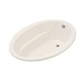 Sunward 5 ft. Reversible Drain Acrylic Soaking Tub in White - Super Arbor