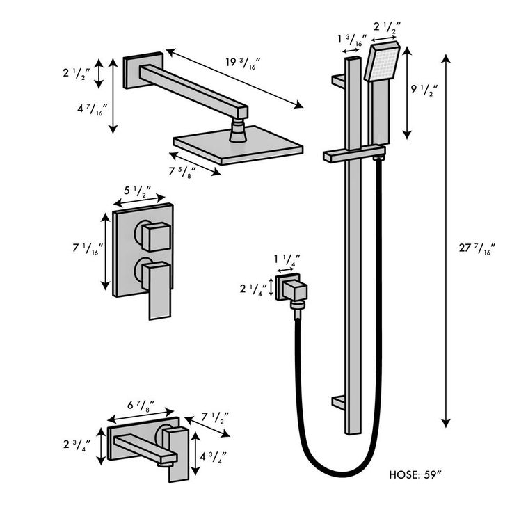 ZLINE Bliss Shower System in Chrome (BLS-SHS-CH)