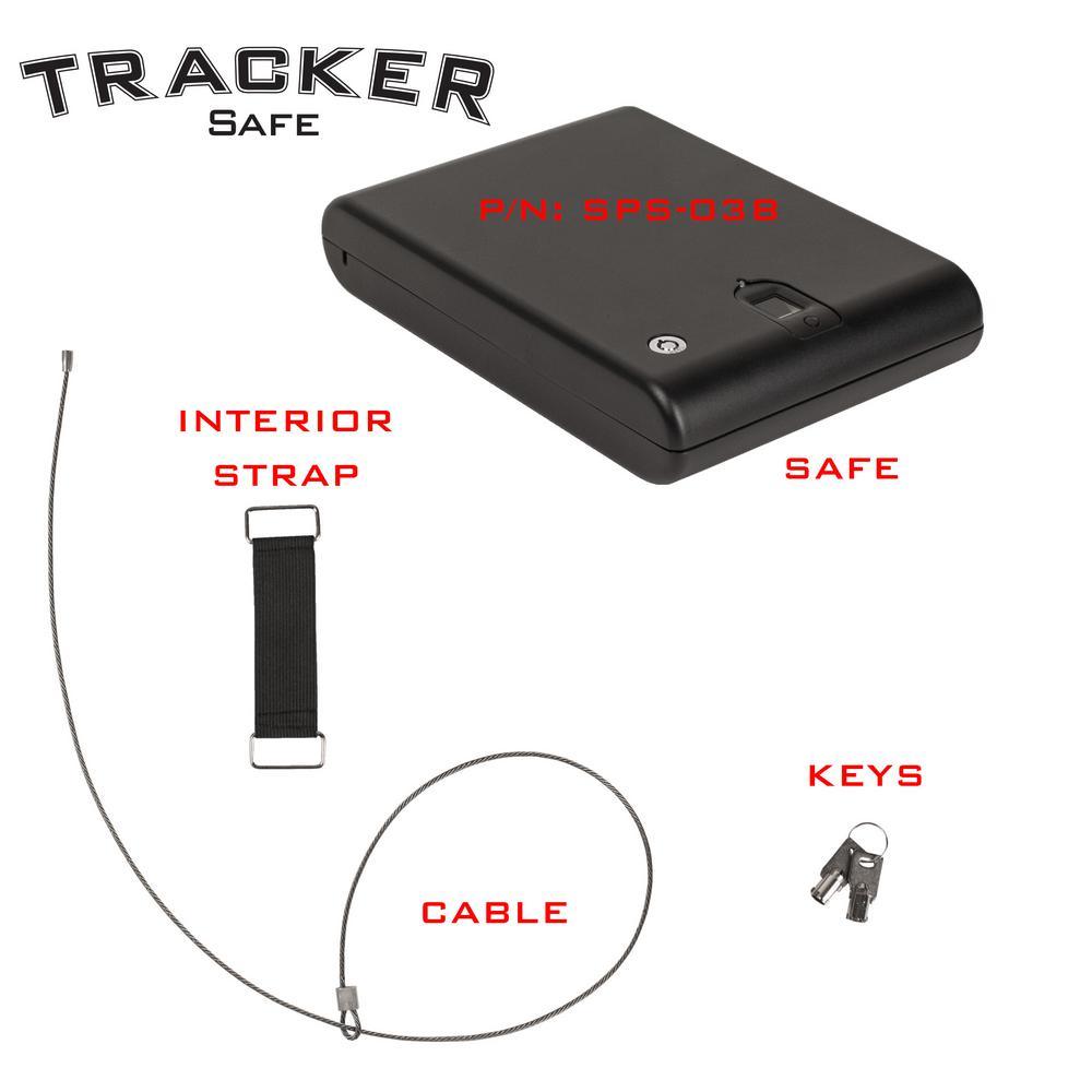 10.75 in. L Biometric Lock Small Pistol Safe - Super Arbor