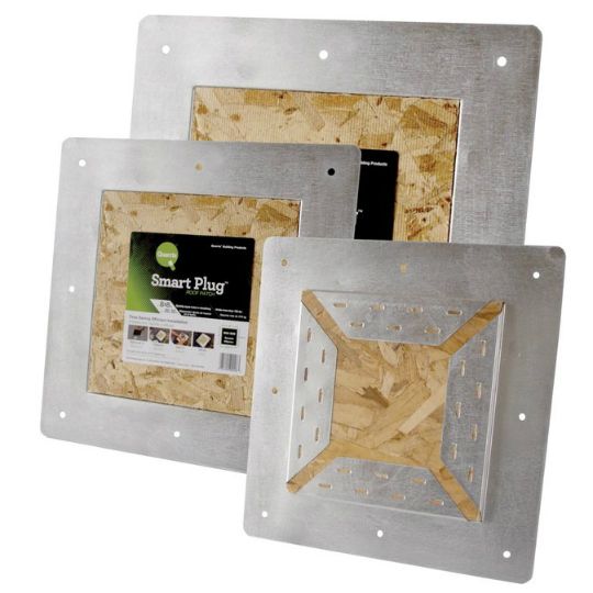 Trimline Building Products Quarrix SmartPlug Roof Patch, 8 in, OSB Sheathing, 7/16 in Thick