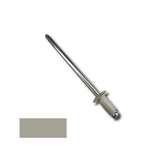 Scroo Rivet Aluminum #42D Blind Pop Rivets, Storm Gray #59, 1/8 in Dia x 1/4 in Body, 100-Pack (Bag)