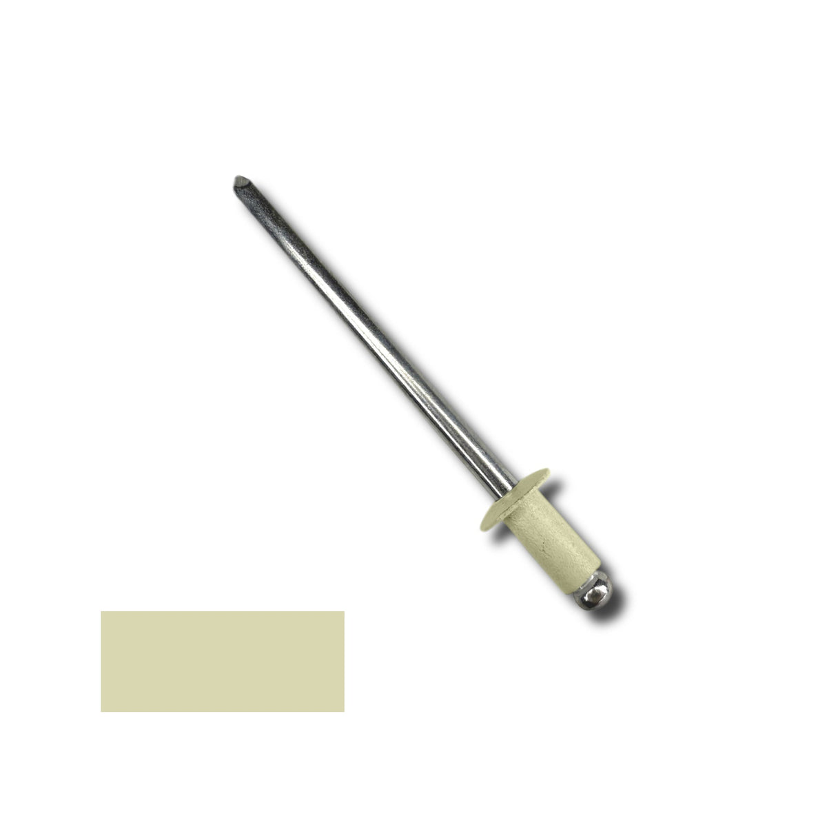 Scrooscoop Aluminum Blind Pop Rivets #42D (#40) Heritage Cream, Bag of 100 (SKU 83SC42D40)