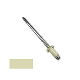 Scrooscoop Aluminum Blind Pop Rivets #42D (#40) Heritage Cream, Bag of 100 (SKU 83SC42D40)