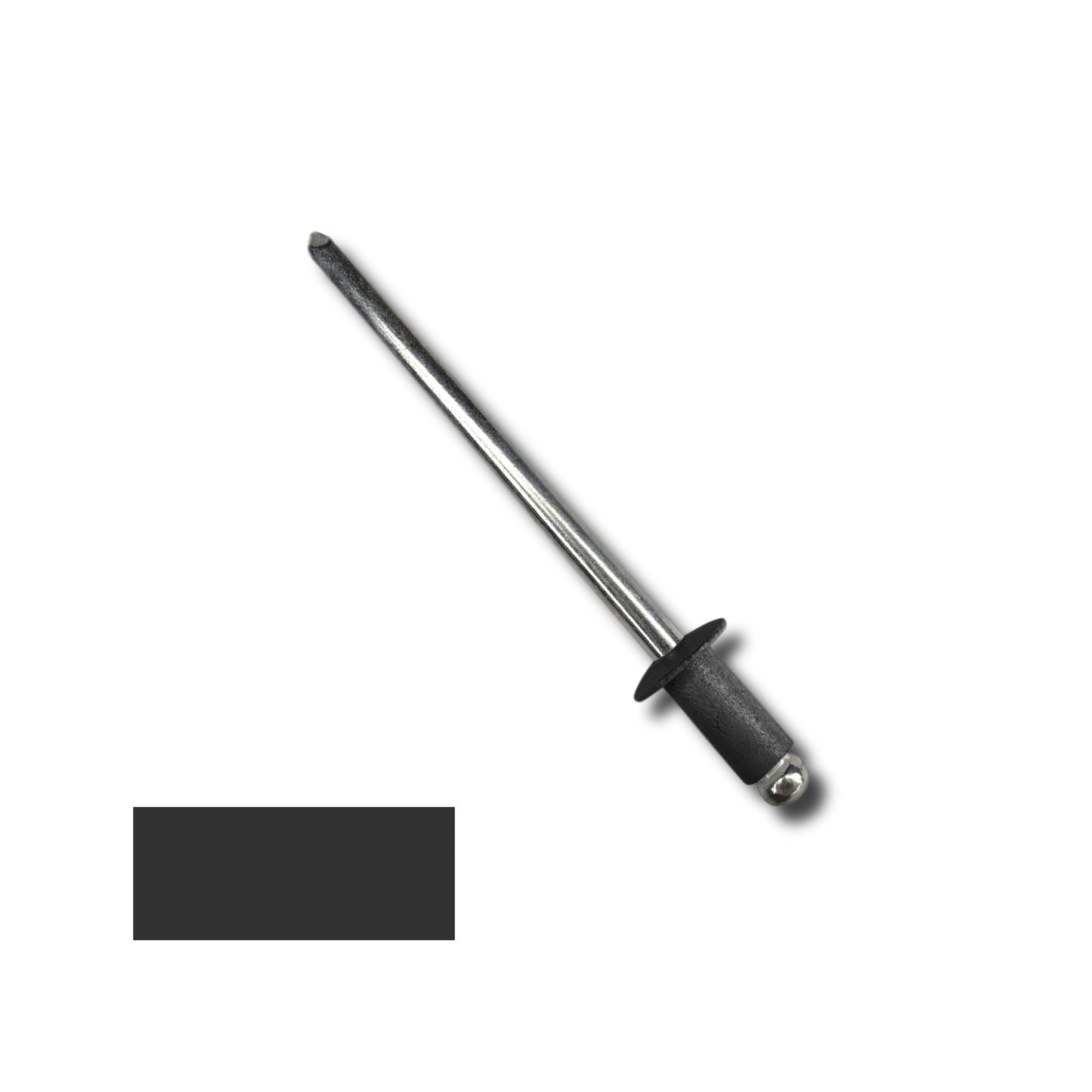 Scroo Rivet Aluminum #42D Blind Pop Rivets, Storm Gray #59, 1/8 in Dia x 1/4 in Body, 100-Pack (Bag)
