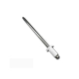 Scroo Rivet Aluminum #42D Blind Pop Rivets, Storm Gray #59, 1/8 in Dia x 1/4 in Body, 100-Pack (Bag)