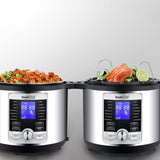 6 Qt. Stainless Steel Electric Pressure Cooker with 17-in-1 Multi-Functions