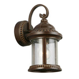 Bronze Motion Sensor Outdoor Wall Mount Coach Light Sconce