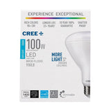 Cree 100W Equivalent Daylight (5000K) BR30 Dimmable Exceptional Light Quality LED Light Bulb