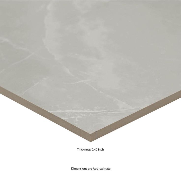 Madison Celeste 24 in. x 24 in. Polished Porcelain Stone Look Floor and Wall Tile (16 sq. ft./Case)
