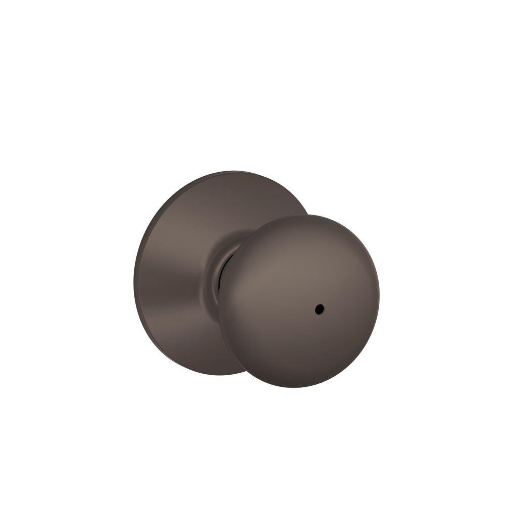 Plymouth Bright Brass Privacy Bed/Bath Door Knob - Super Arbor