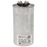 Rheem 43-101665-58 capacitor - front view (Product Type: Capacitor)