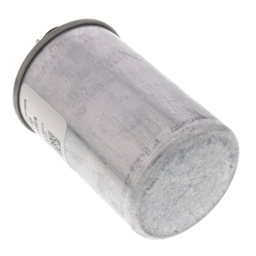 Rheem 43-25133-06 capacitor - side view (Voltage: 370V; MFD: 45/5)