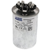 Rheem 43-25133-06 capacitor - front view (Voltage: 370V; MFD: 45/5)
