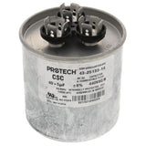 Rheem 43-25133-14 capacitor - front view (Voltage: 440v; MFD: 40/5)