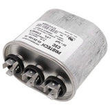 Rheem 43-25135-16 capacitor - detail view (Voltage: 370V; MFD: 30/3)