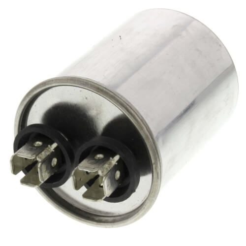 Rheem 43-25136-08 capacitor - detail view (Voltage: 370V; MFD: 15)