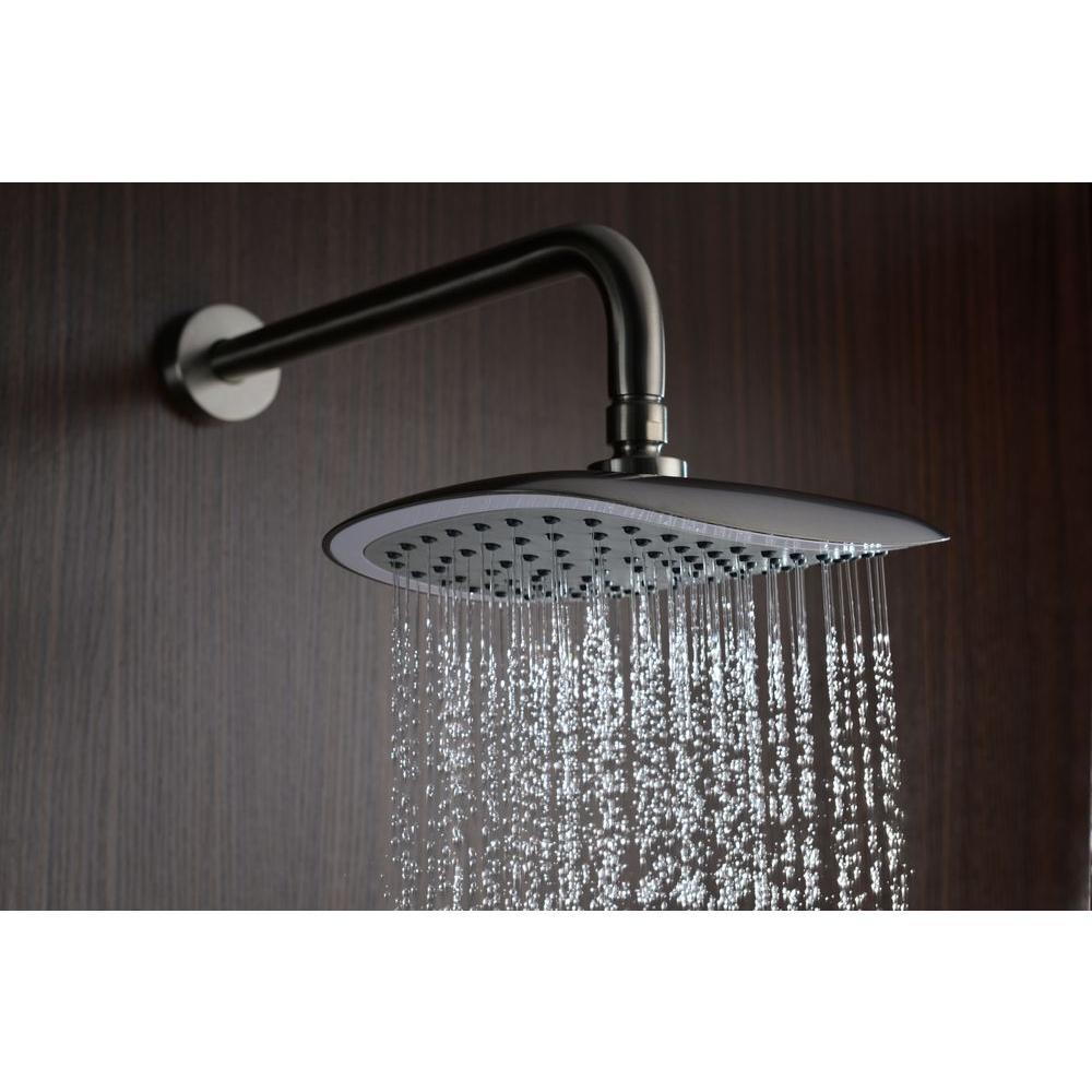 Tempo Series 1-Handle 1-Spray Tub and Shower Faucet in Brushed Nickel (Valve Included) - Super Arbor