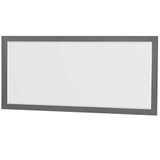 Wyndham Collection Sheffield 70.75-in Dark Gray Bathroom Vanity Cabinet with Mirror