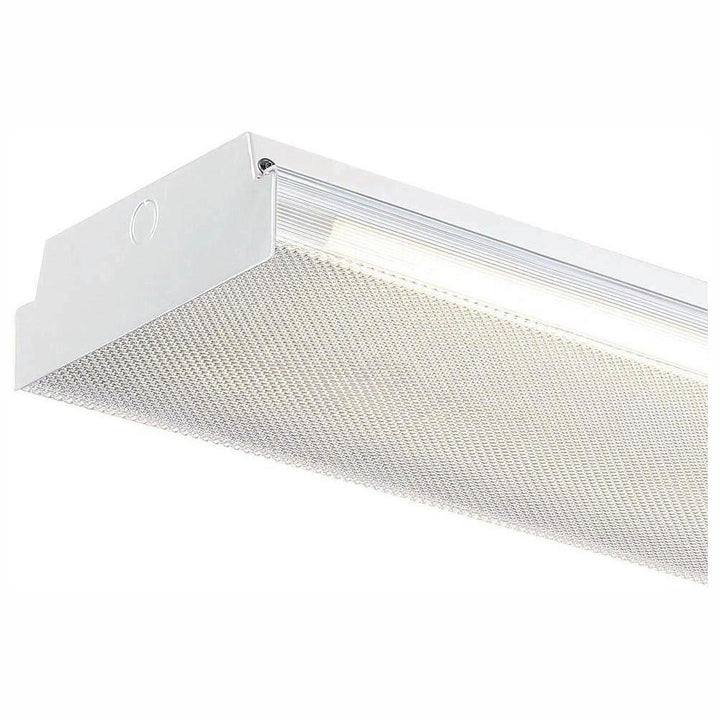 4 ft. x 9 in. 25-Watt 2-Light White LED MV Wraparound Light with 3,250 Lumens T8 LED 3500K Tubes - Super Arbor