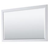 Wyndham Collection Daria 60-in White Bathroom Vanity Cabinet (Mirror Included)