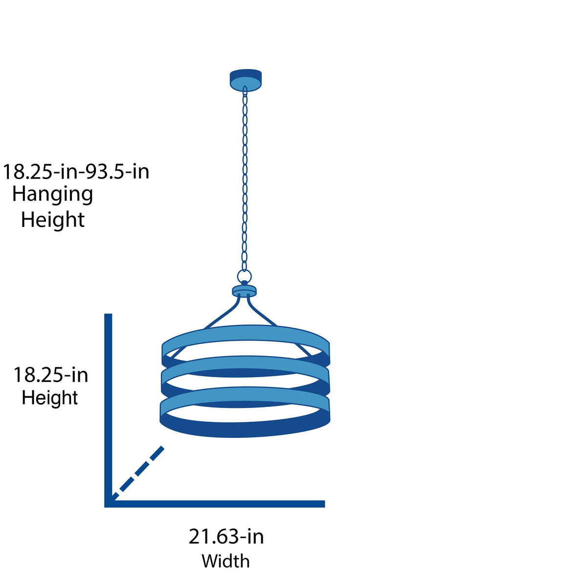 Progress Lighting Gulliver 4-Light Galvanized Farmhouse Drum Medium Hanging Pendant Light