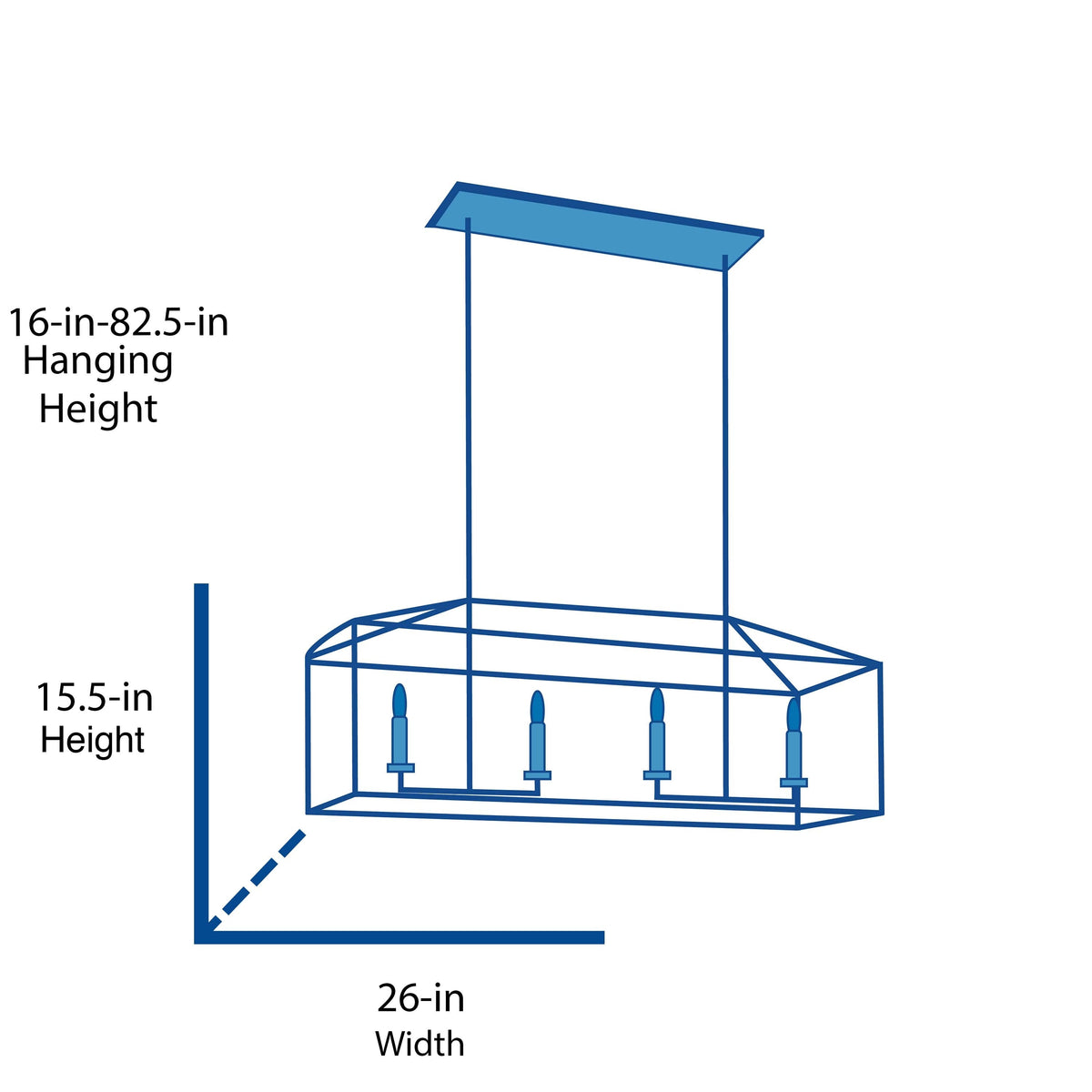 Progress Lighting Frisco 6-Light Nickel Transitional Chandelier