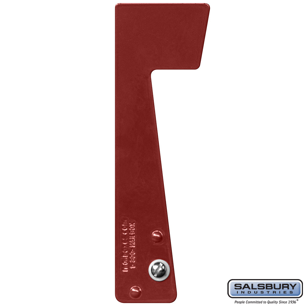 Replacement Flag for Designer Roadside Mailbox - Burgundy