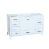Cambridge 42 in. W Vanity Cabinet Only in White - Super Arbor