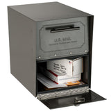 Oasis Classic Locking Post Mount Parcel Mailbox with High Security Reinforced Lock - Super Arbor