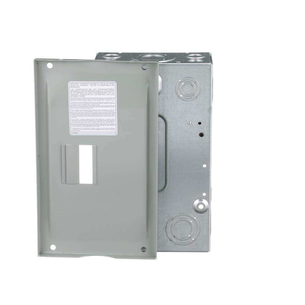 Eaton Type BR 125-Amp 2-space load center - side view
