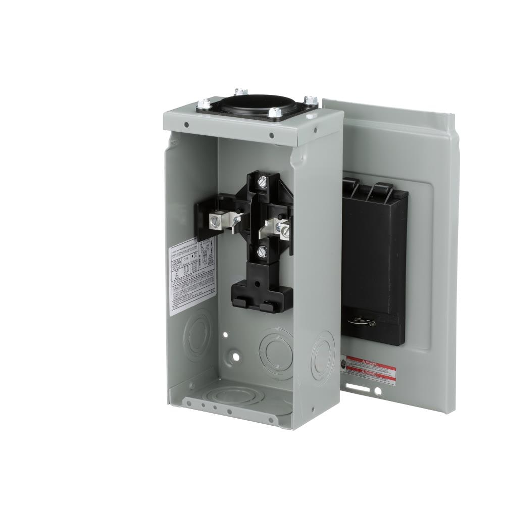 Eaton Type BR 70-Amp 2-space load center - angle view