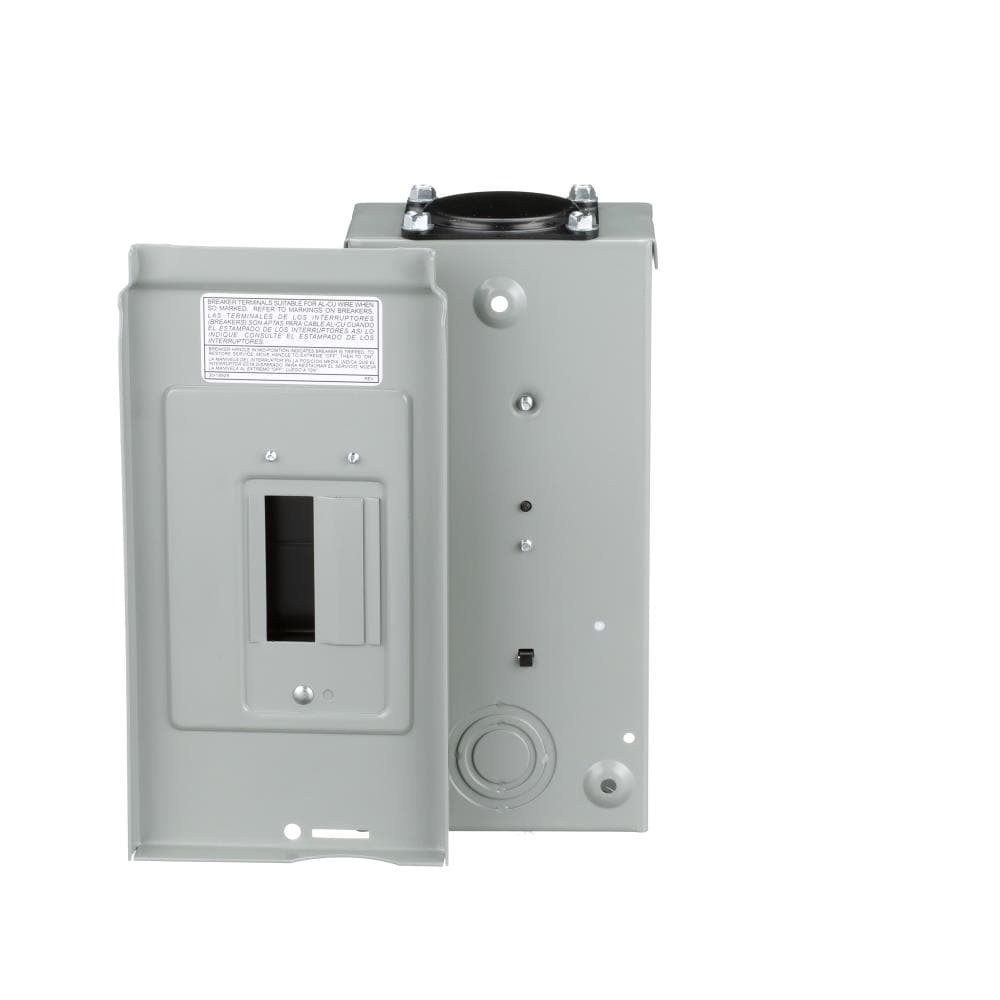 Eaton Type BR 70-Amp 2-space load center - side view