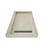 Redi Trench 48 in. x 72 in. Double Threshold Shower Base with Right Drain and Tileable Trench Grate - Super Arbor