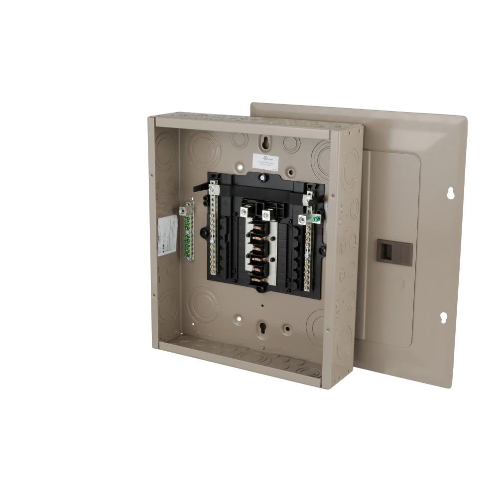 Eaton Type CH 125-Amp 12-space load center - angle view