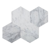 Apollo Tile (Sample) White 4-in x 4-in Polished Marble Wall Tile