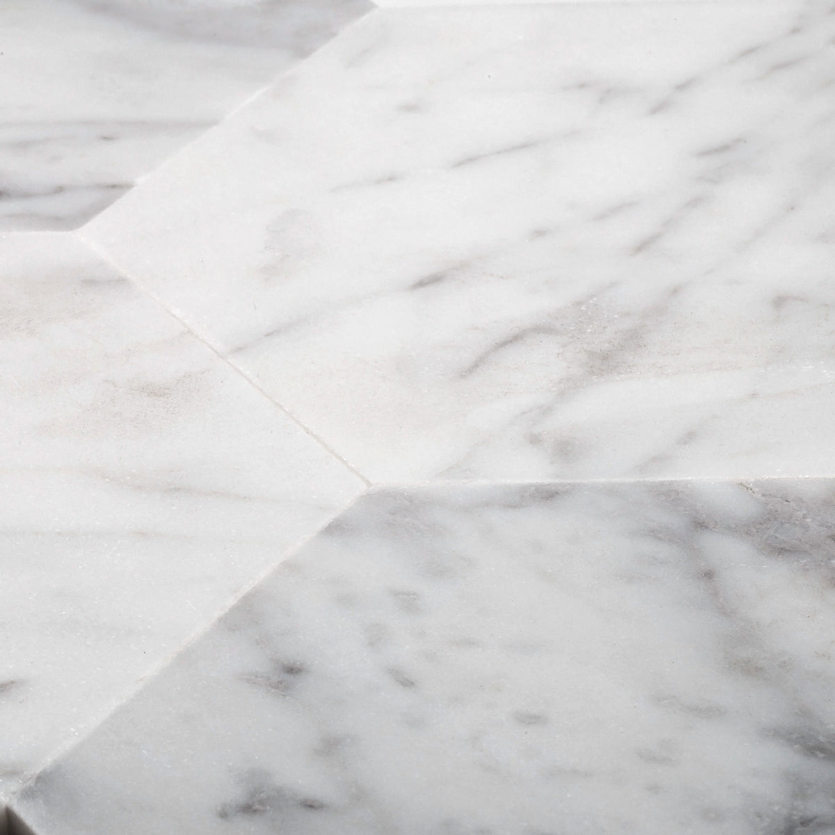 Apollo Tile (Sample) White 4-in x 4-in Polished Marble Wall Tile